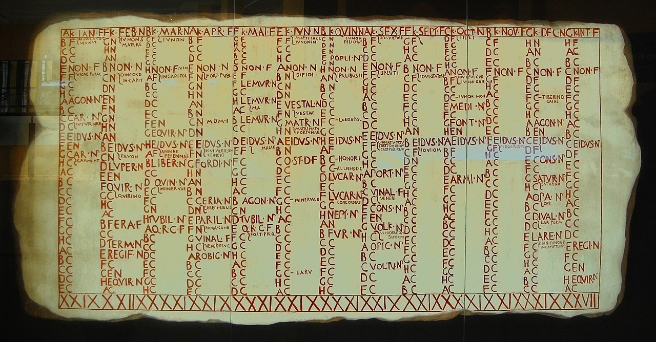 Roman Calendar - Wikiwand