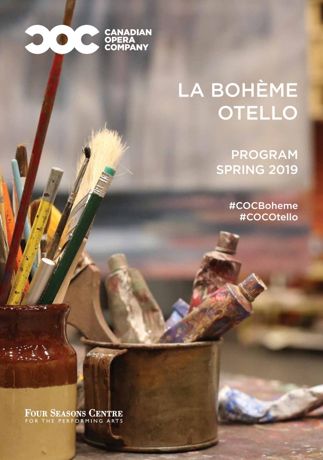 Spring 2019 House Program By Canadian Opera Company - Issuu