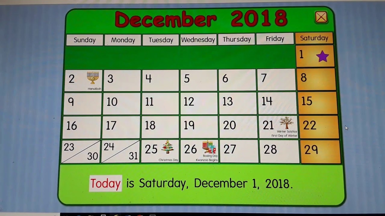 Starfall Calendar January (Page 1) - Line17Qq