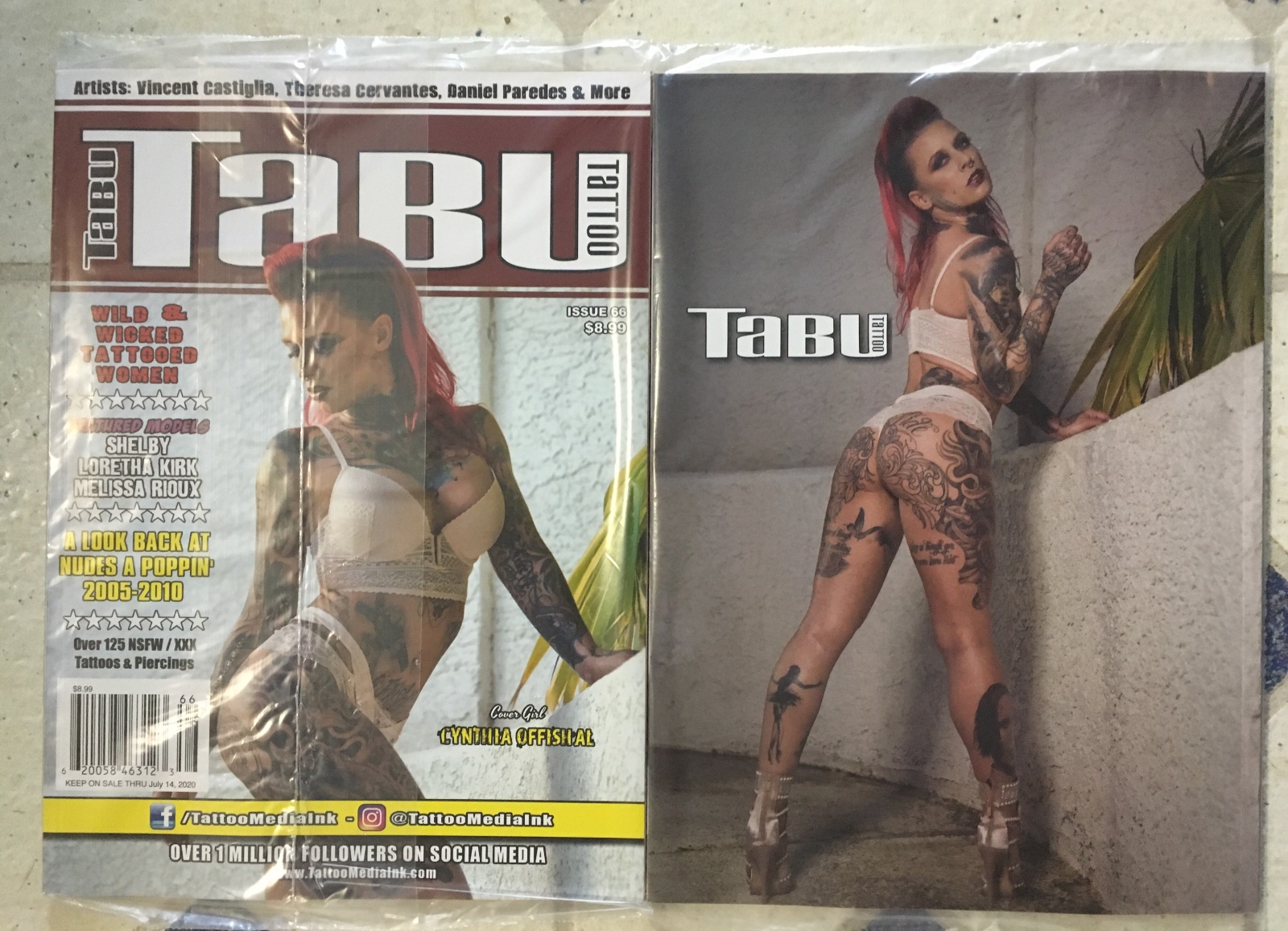 Tabu Tattoo Issue 66 Sexy Cynthia Offishal A Look Back At 2005-2010 Shelby  Women