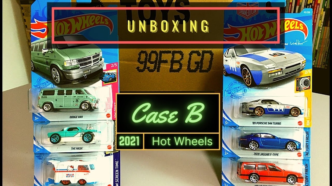 Unboxing - Hot Wheels Case B 2021