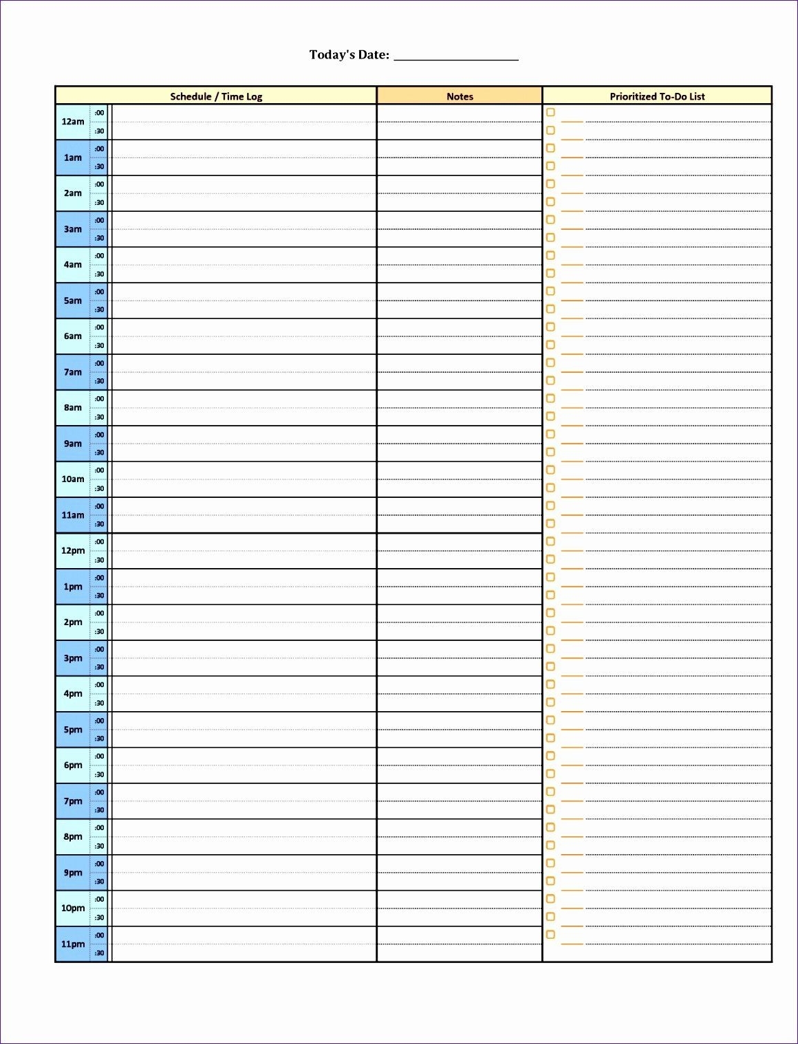 Work Hour Schedule Template Elegant 10 24 Hour Work Schedule