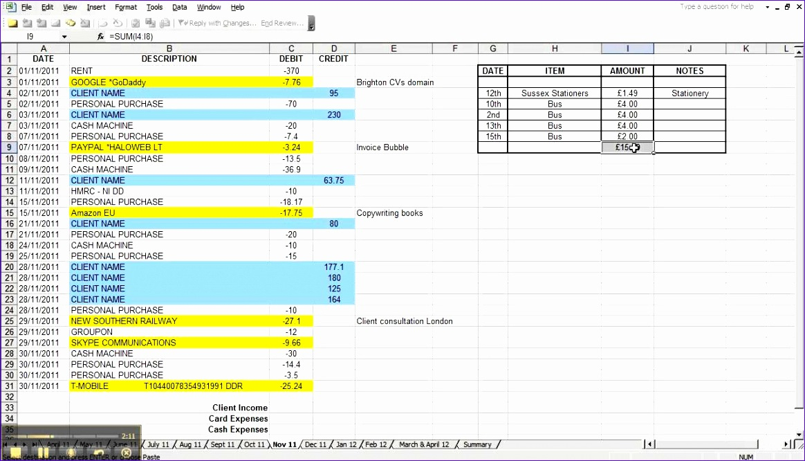 10 Annual Budget Template Excel - Excel Templates - Excel