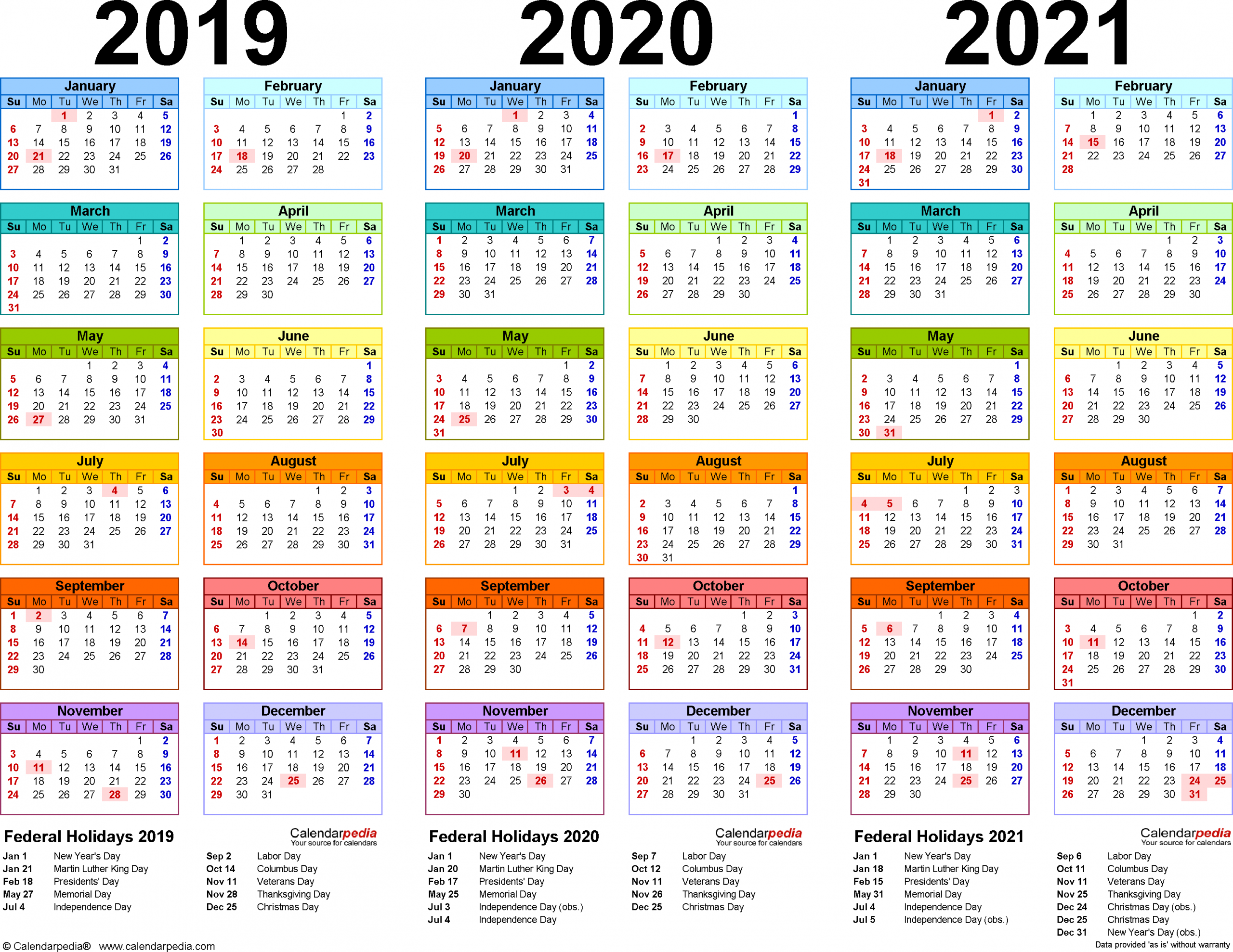 2020-2021 Calendar | Free Printable Calendar