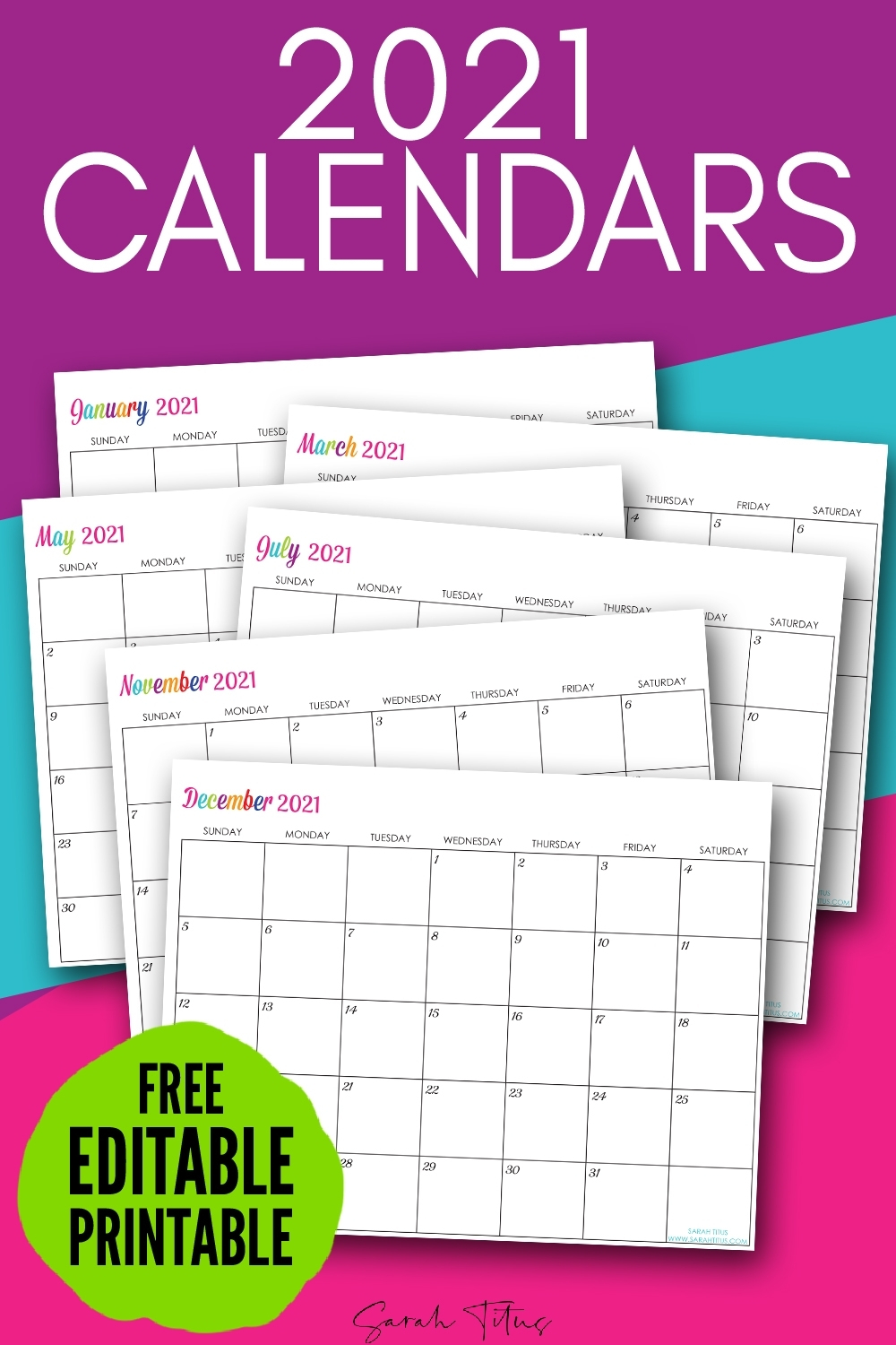 2020 Calendar Free Printable Imom - Calendar Inspiration