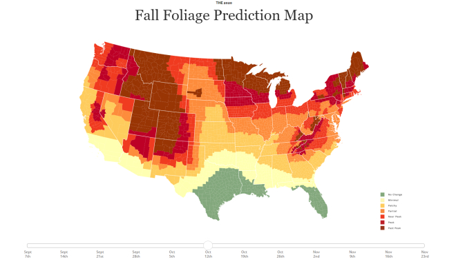 2020 Fall Colors Schedule For Virginia&#039;S Blue Ridge