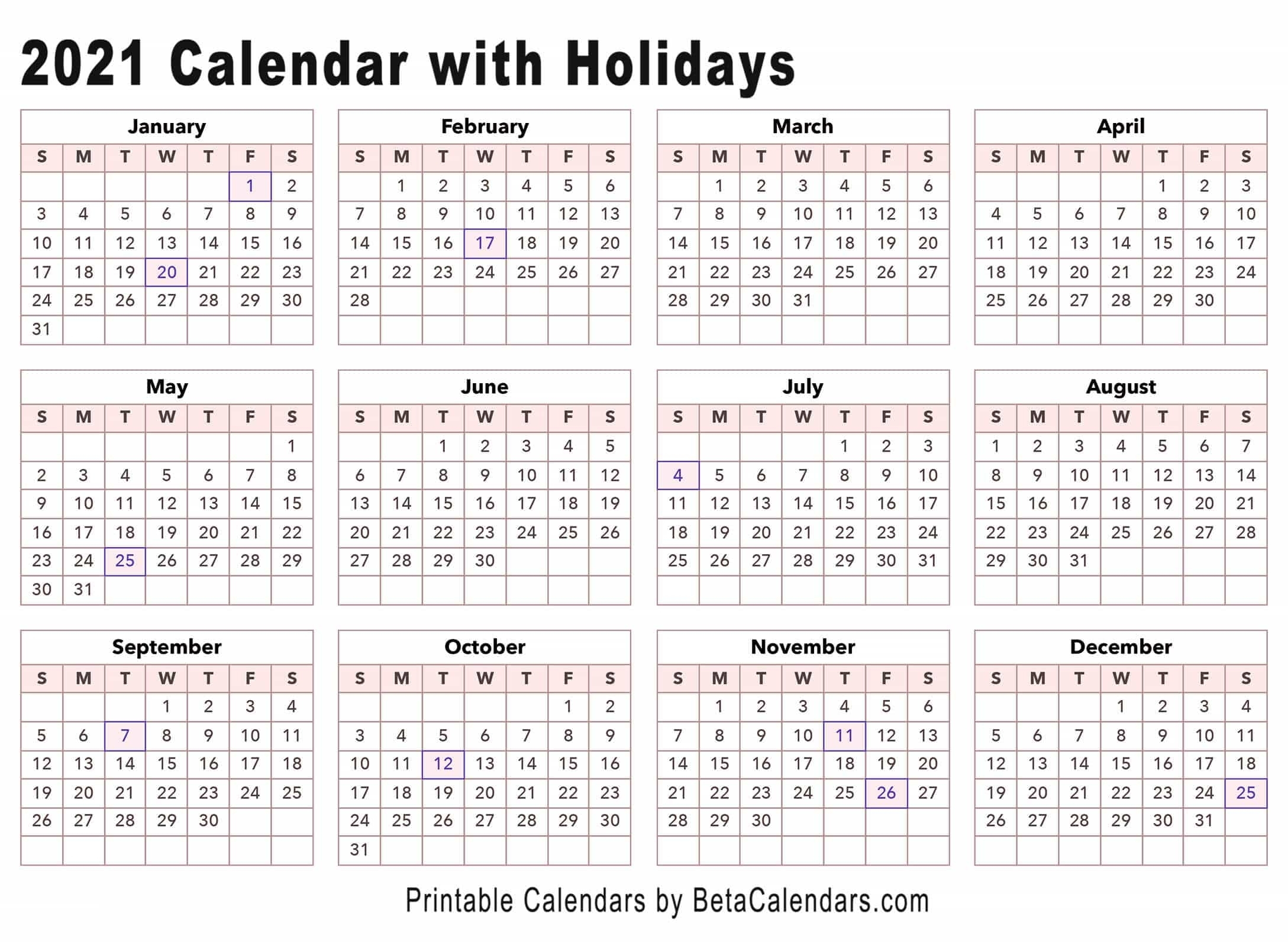 2021 28 Day Expiration Calendar | Calendar Template 2021