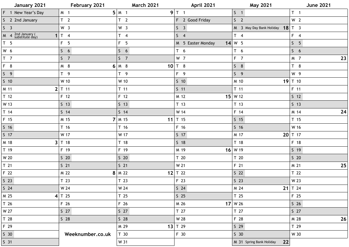 2021 Holiday Calendar Uk | Printable Calendars 2021