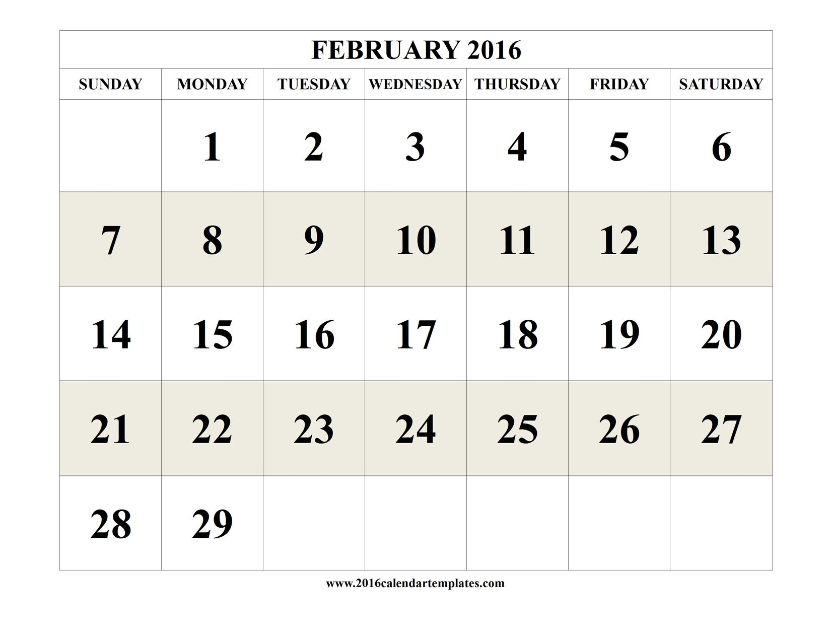 365 Days Numbered Calendar :-Free Calendar Template