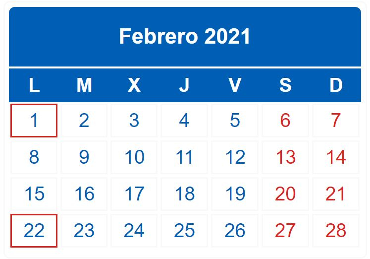 Calendario Del Contribuyente Febrero 2021 - Femz