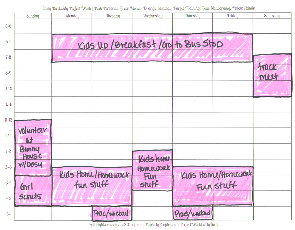 Color Coding Time Management Tips! Planning Your Perfect