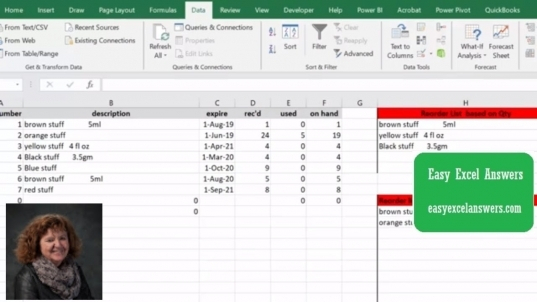 Expiration Data When To Reorder Template | Printable