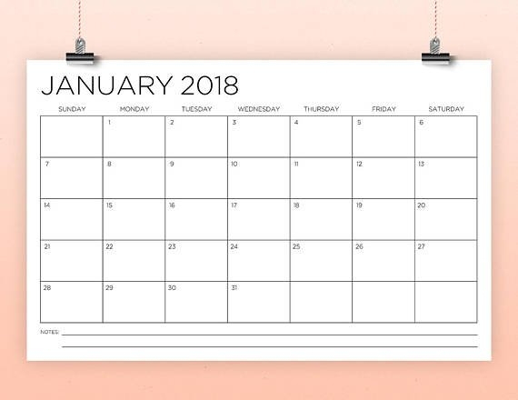 Free Printable 11 X 17Calendar Image | Calendar Template 2020