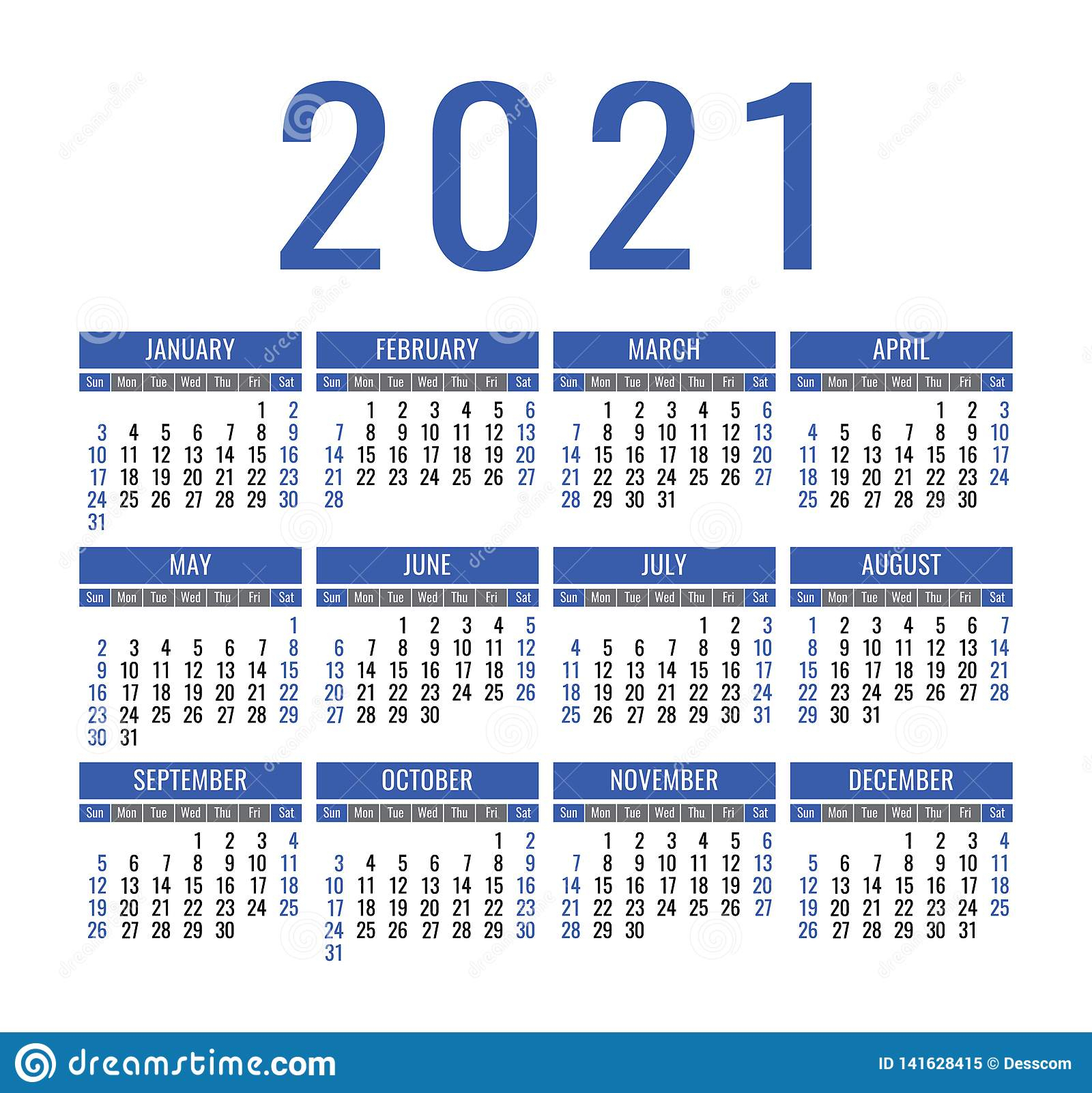 Free Printable Pocket Calendars 2021 | Calendar Printables
