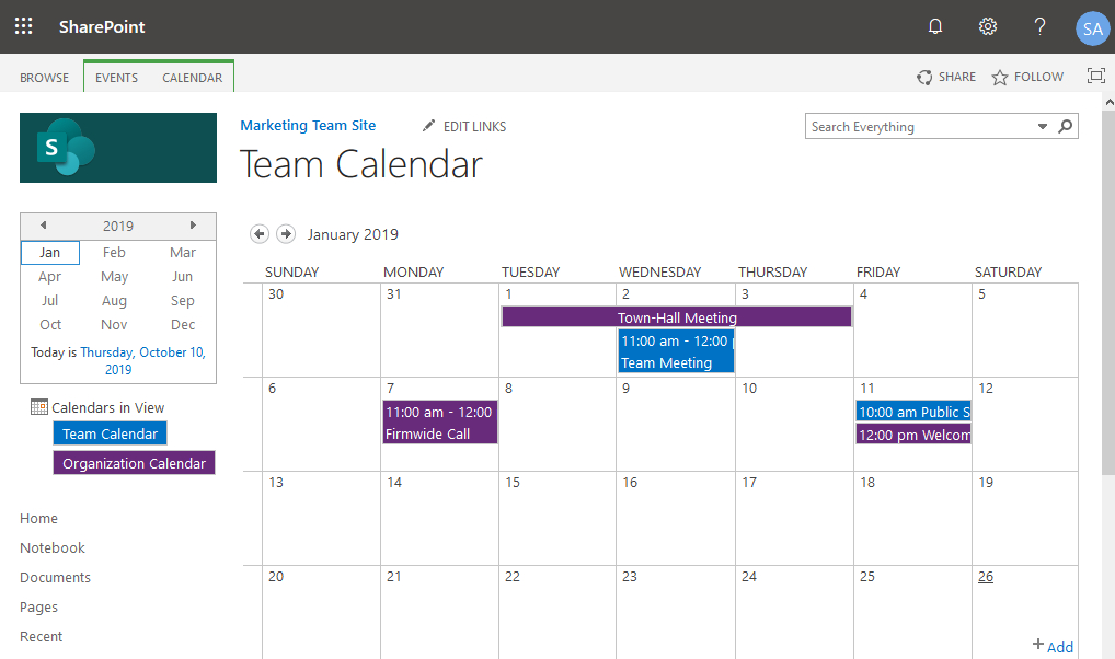 How To Create Calendar Overlay In Sharepoint Online