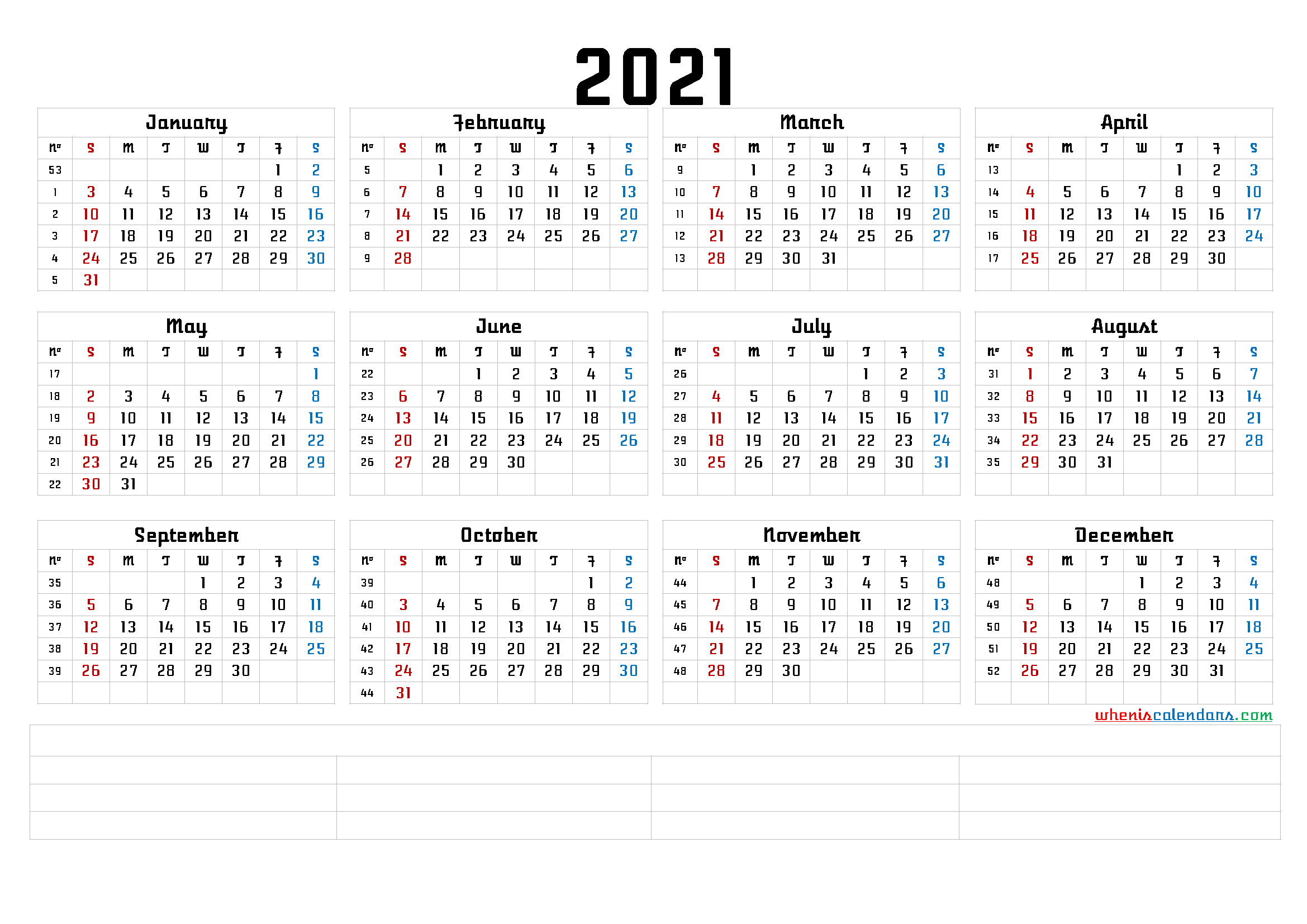 1 неделя 2021