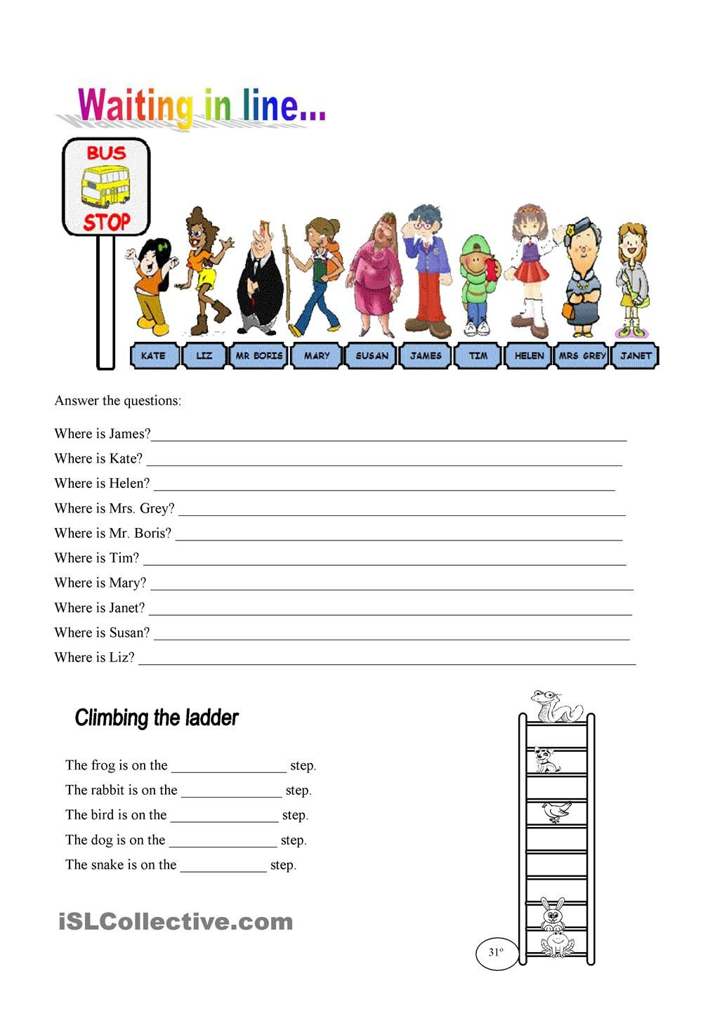 Ordinal Numbers Exercises | Números Ordinais, Atividades