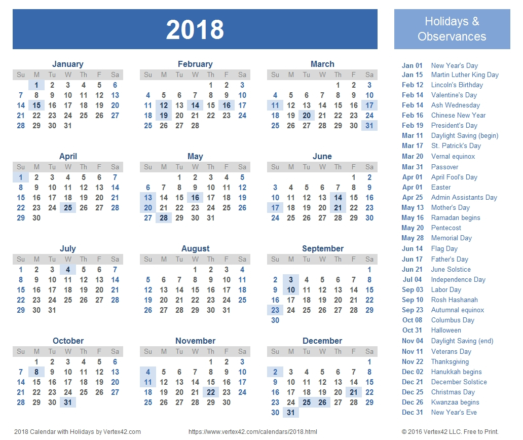 Printable Calendar Monthly 2019-2020 Free 11X17 Large