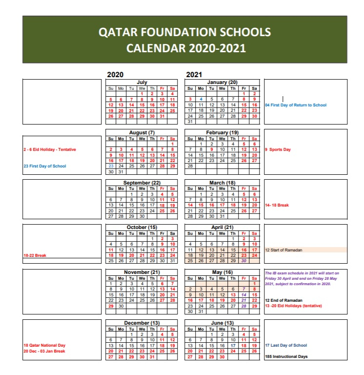 Qacps Calendar 2021 22 | Printable March