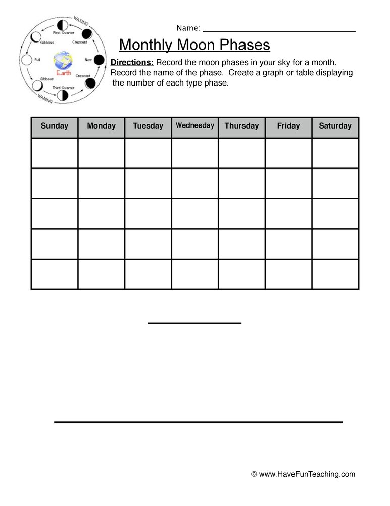 Space Worksheets | Have Fun Teaching