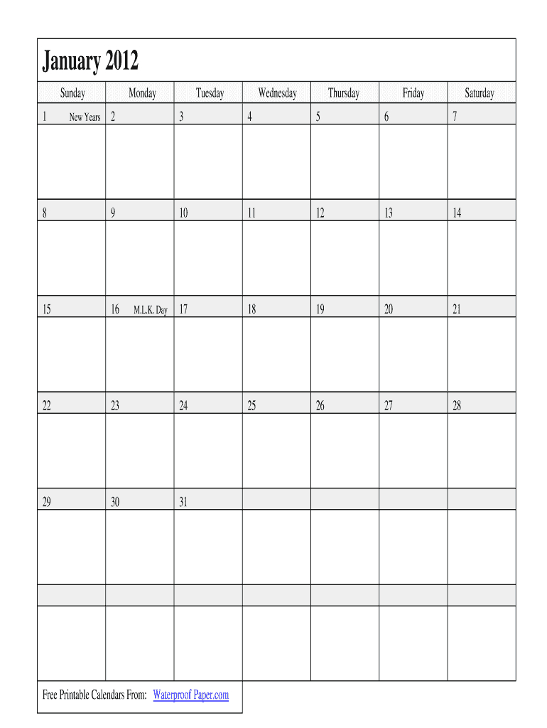 Calendar - Fill Online, Printable, Fillable, Blank | Pdffiller