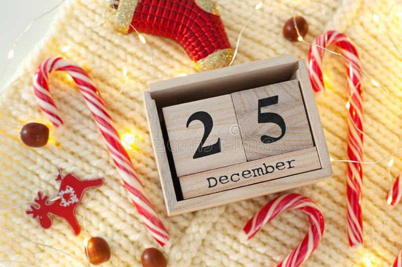 Christmas December 25 Date On Calendar With Christmas