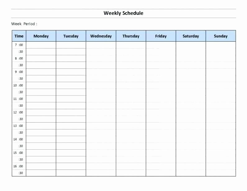 Monthly Employee Schedule Template Excel Elegant Excel