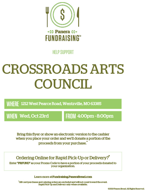 Panera Fundraiser | Crossroads Arts Council