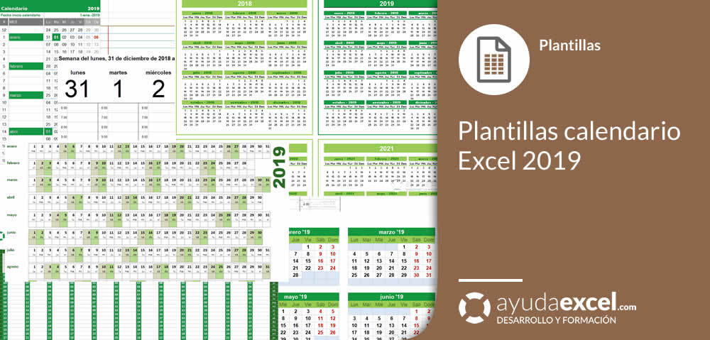 Plantillas Calendario En Excel 2019