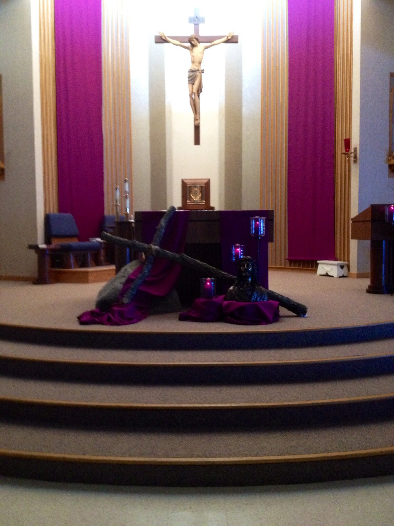 St Mary&#039;S Lent Display Pinckney, Mich 2013 | Altar Design