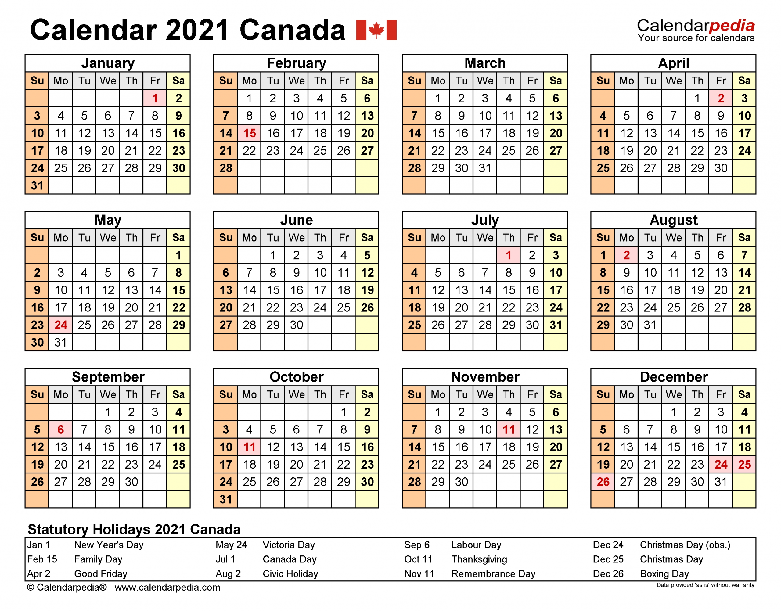 2021 Financial Year Calendar - Template Calendar Design