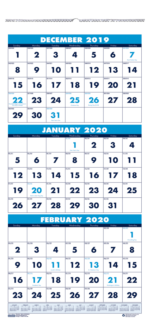 3 Month 2020 Calendar | Free Printable Calendar