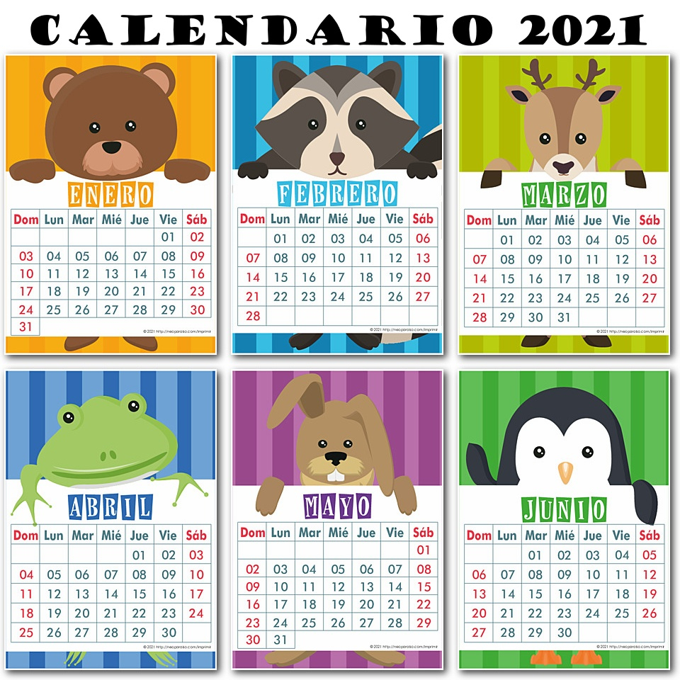 Calendario 2021 Para Hacer Anotaciones Pdf