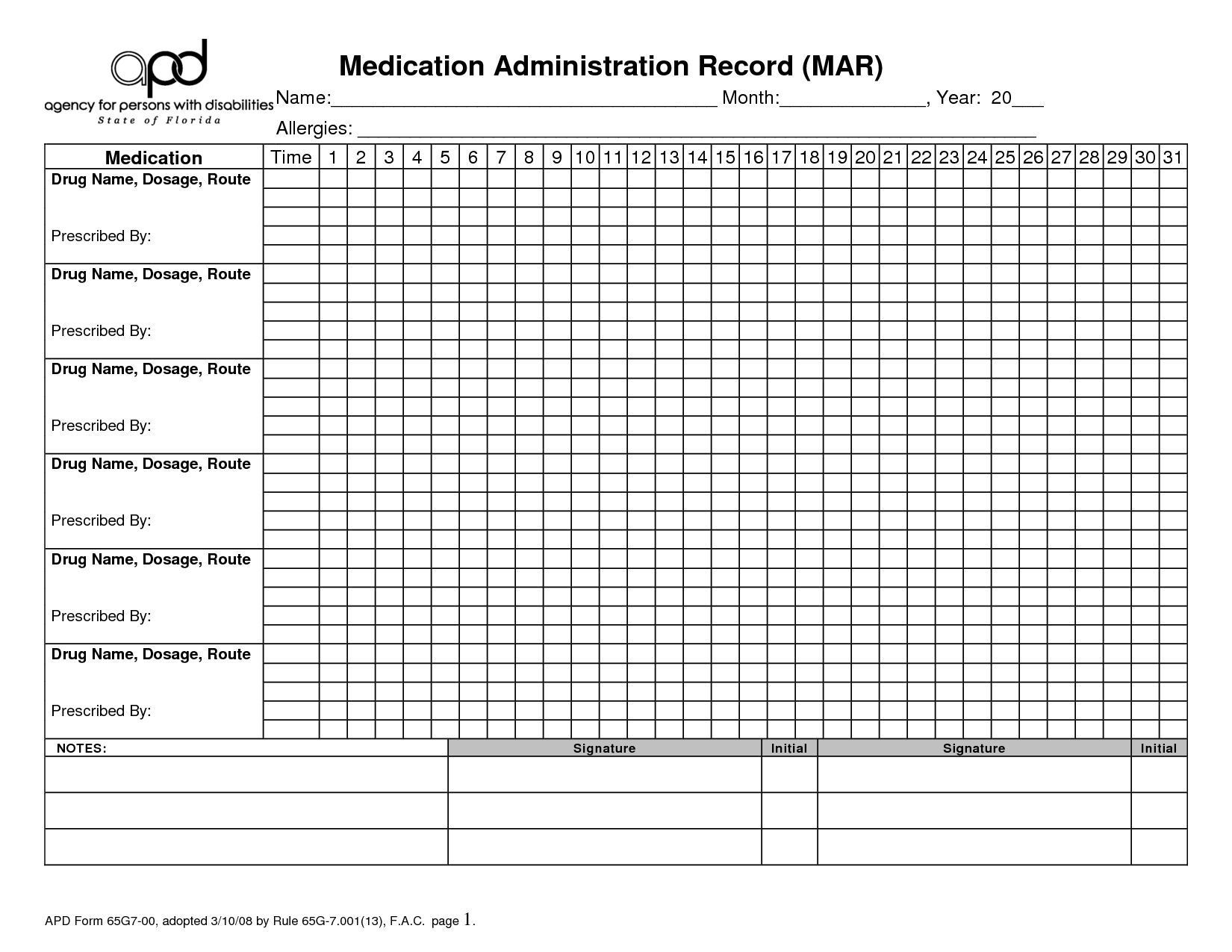 Medication 28 Day Calendar Printable | Calendar Template 2021