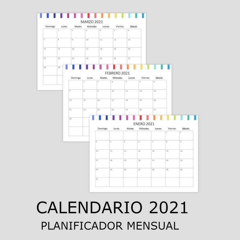 Pin En Calendario 2021