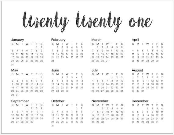 Printable 85X11 Calendar - Free Printable 2020 Floral