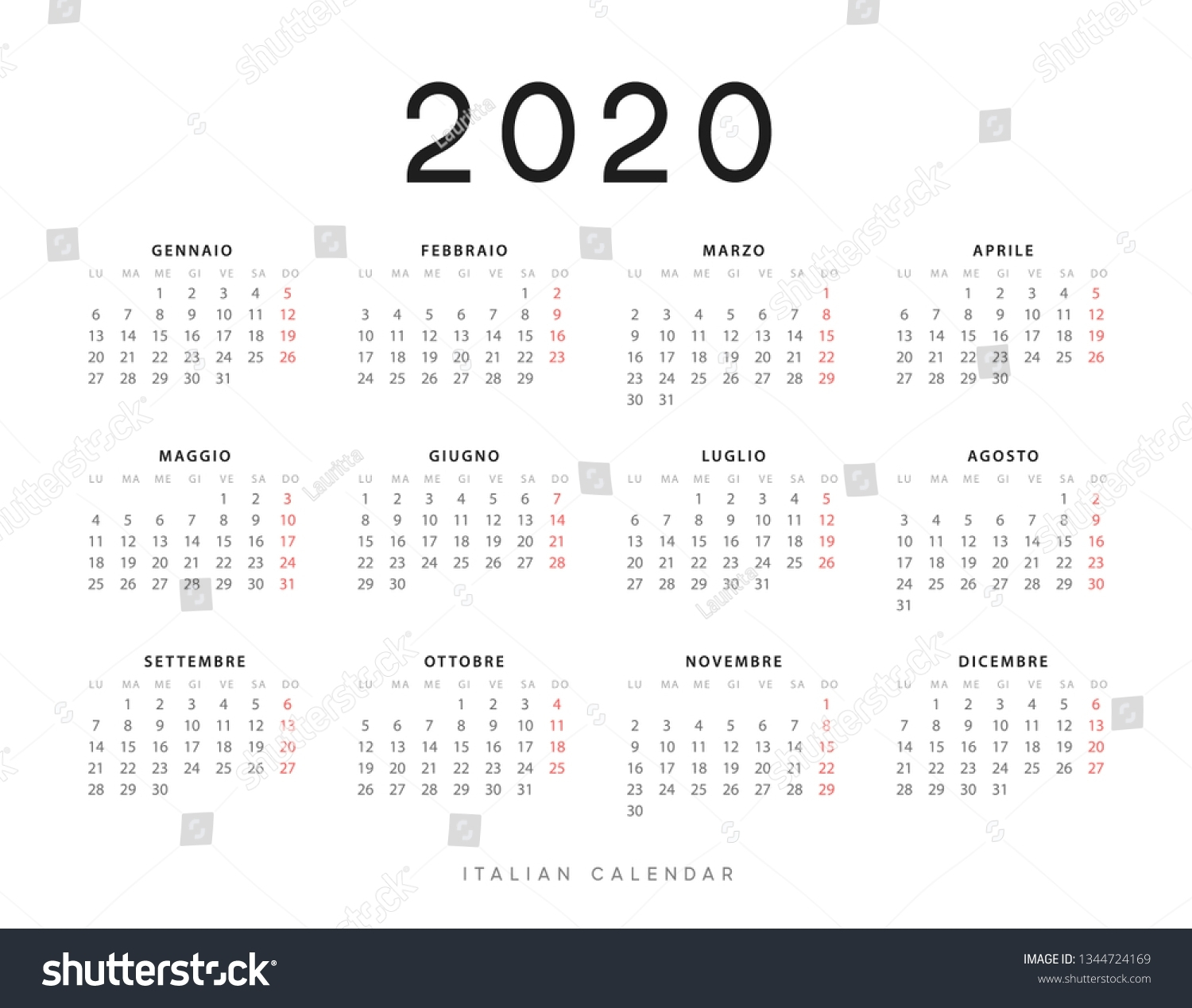 Show A 2020 Calendar | Month Calendar Printable