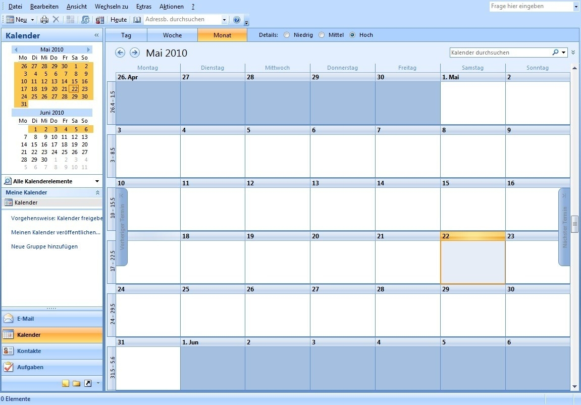 Year Calendar View In Outlook | Ten Free Printable